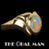 Glorious Australian Crystal Opal 18K Yellow Gold Ring - 421-00133 - Image 3
