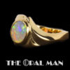 Glorious Australian Crystal Opal 18K Yellow Gold Ring - 421-00133 - Image 5