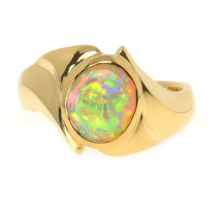 Opal Rings in Gold