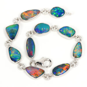 Opal Bracelets in Gold