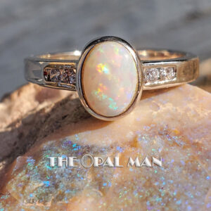 Opal Rings in Silver