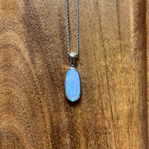 Doublet Opal set in Sterling Silver