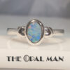 Spring's Glow Australian Opal Doublet Sterling Silver Ring - 200-02556 - Image 4