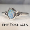 Spring's Glow Australian Opal Doublet Sterling Silver Ring - 200-02556 - Image 3
