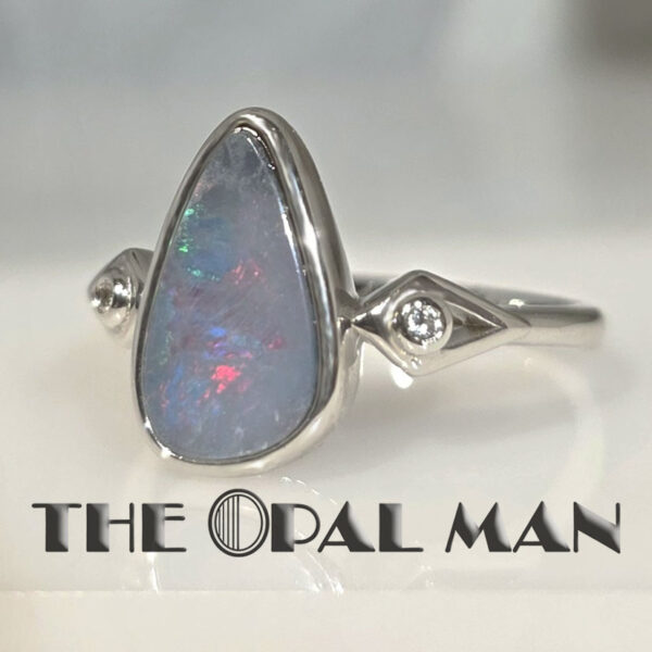 Enchanting Glow Australian Opal Doublet Sterling Silver Ring - 200-02573 - Image 4