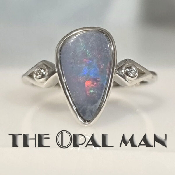 Enchanting Glow Australian Opal Doublet Sterling Silver Ring - 200-02573 - Image 5