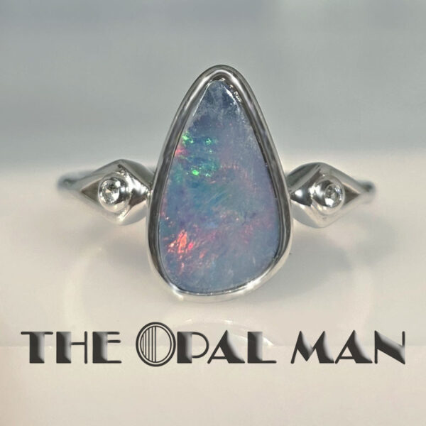 Enchanting Glow Australian Opal Doublet Sterling Silver Ring - 200-02573 - Image 2