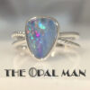 Astral Flame Australian Opal Doublet Sterling Silver Ring - 200-02582 - Image 2