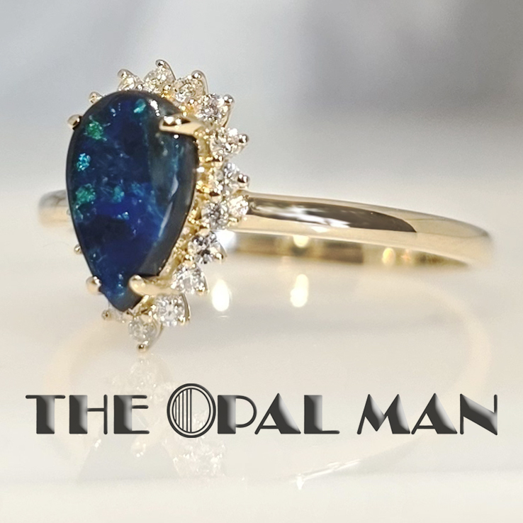 Midnight Stars Australian Black Opal 18K Yellow Gold - 421-00362 - Image 5